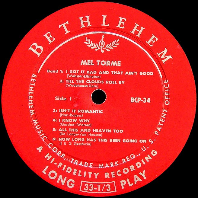 Label Variations Bethlehem Records