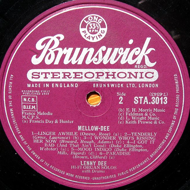 CVINYL.COM - Label Variations: Brunswick Records