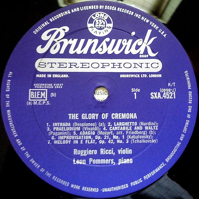 CVINYL.COM - Label Variations: Brunswick Records