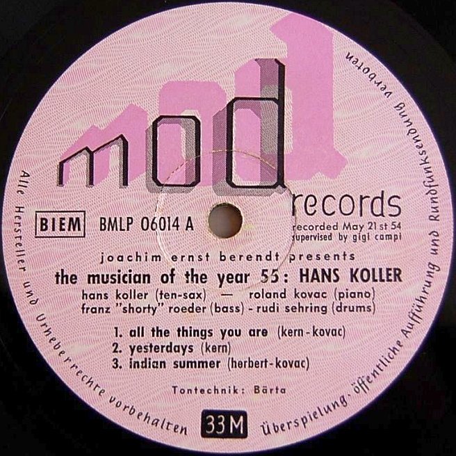 Mod Labels CVINYL.COM - Label Variations: Mod Records