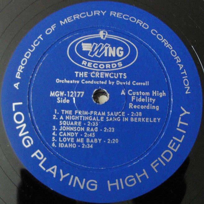 Label Variations Wing Records