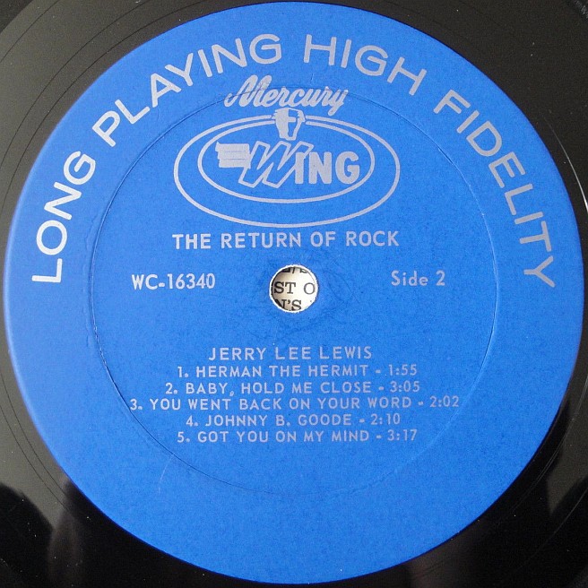 Label Variations Wing Records